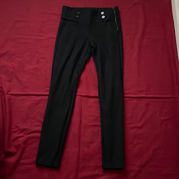 NWOT Zara Sz M High-waisted Leggings with Elastic Waistband. - Picture 4 of 11